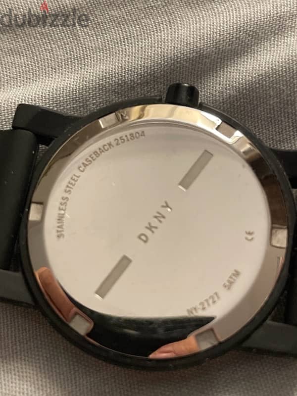 DKNY Women's SoHo Collection Black Silicone Strap Watch 34mm 2