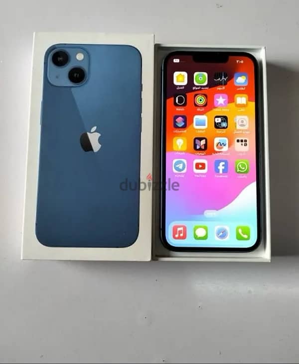 iphone 13 مساحه ١٢٨ بطاريه ٨١٪؜ 1