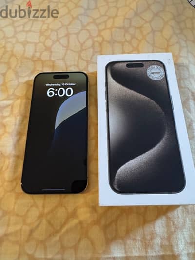 iPhone 15 pro 256 gb / 96% battery health like new condition