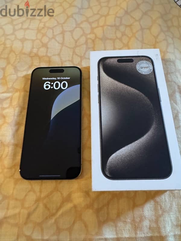 iPhone 15 pro 256 gb / 96% battery health like new condition 0