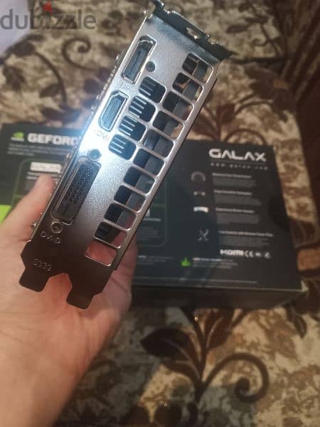 كارت شاشة ممتاز شخصي نيفيديا GTX 1650 4giga  DDR 6 3