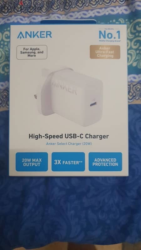 16 Pro Max with Anker Charger and screen protector 4