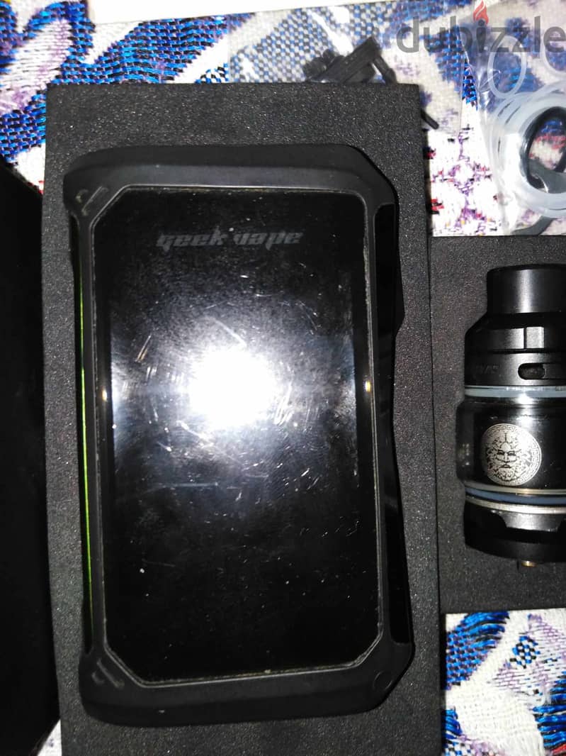 Ageis x vape with vapegeek tank and chalice tank 1