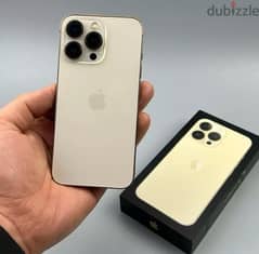 Iphone 13 pro gold  وتربروف ومعاه حاجته كلها 0