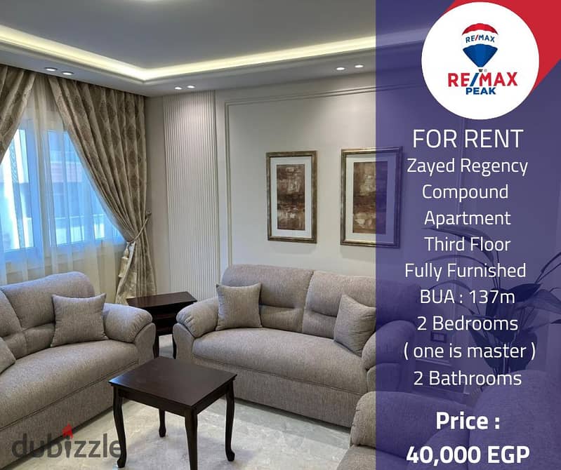 Zayed Regency Compound Apartment  For Rent  137m 0