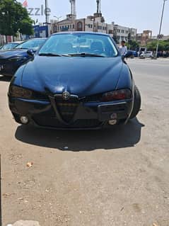 الفا روميو 156 v6 2500 cc اتوماتيك موديل 2003 face lift 0