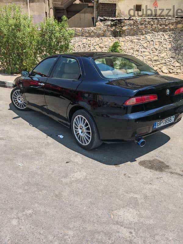 الفا روميو 156 v6 2500 cc اتوماتيك موديل 2003 face lift 1