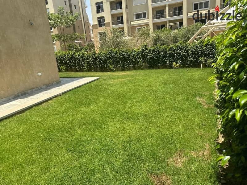 For sale, the last studio, 57 m + mini garden, 31 m, on the Suez Road in Sarai, with a down payment of 384K 1