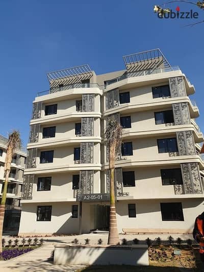 Receive now a 4-bedroom apartment, 233 m, fully finished, in Badya Palm Hills, in front of Sheikh Zayed, with a down payment of 866K