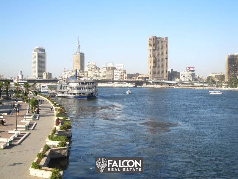 شقة فندقية 430 م للبيع بالتقسيط ف ابراج نايل بيرل فندق هيلتون بفيو بنورامي علي النيل / Hilton Nile Pearl 9