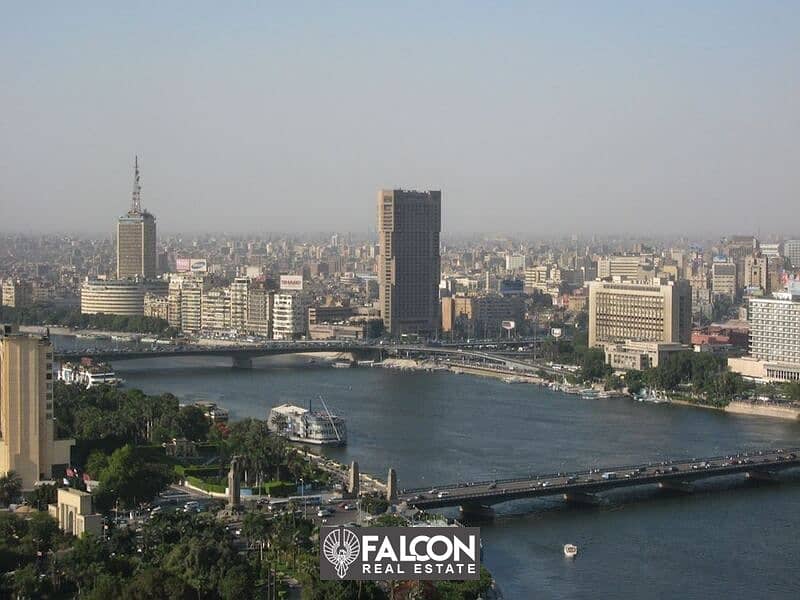 شقة فندقية 430 م للبيع بالتقسيط ف ابراج نايل بيرل فندق هيلتون بفيو بنورامي علي النيل / Hilton Nile Pearl 10