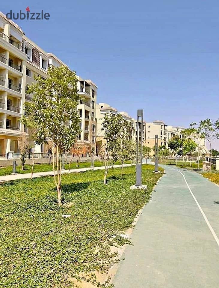 Two bedroom apartment for sale in Sarai with a special view of the lagoon 9