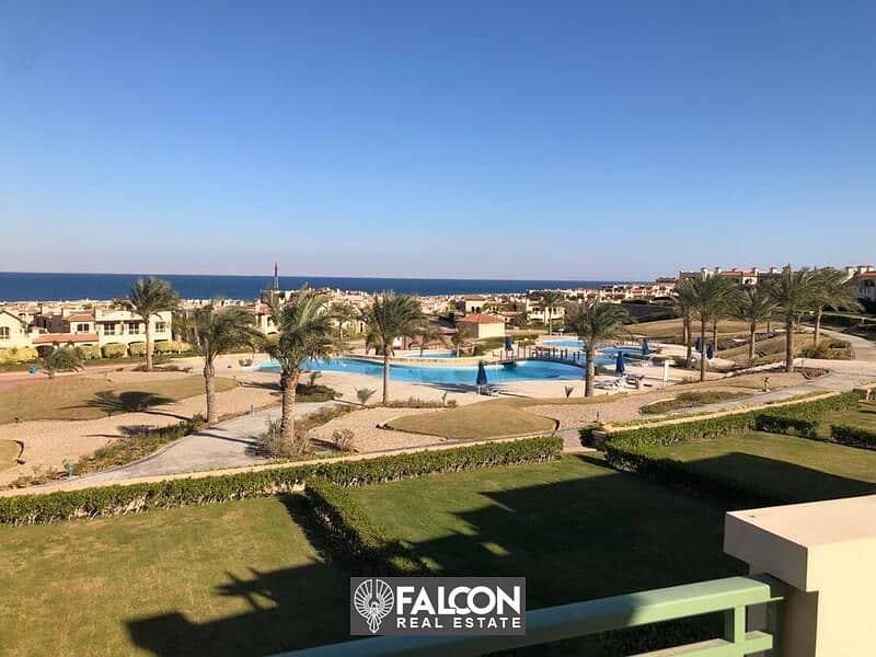 شاليه متشطب استلام فوري للبيع بالتقسيط ف لافيستا 6 العني السخنة 180م panoramic Seaview 6