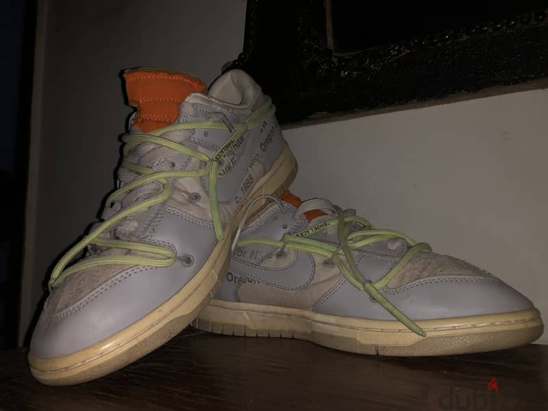 Nike dunk low off-white lot 2