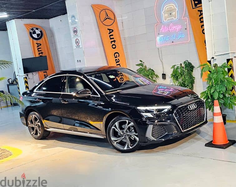 زيرووو  Audi A3  S-line 2022  أعلي فئه بانوراما ضمان الوكيل بسعر مغري 0