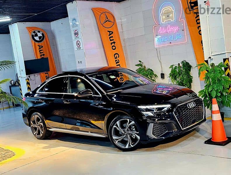 زيرووو  Audi A3  S-line 2022  أعلي فئه بانوراما ضمان الوكيل بسعر مغري 3