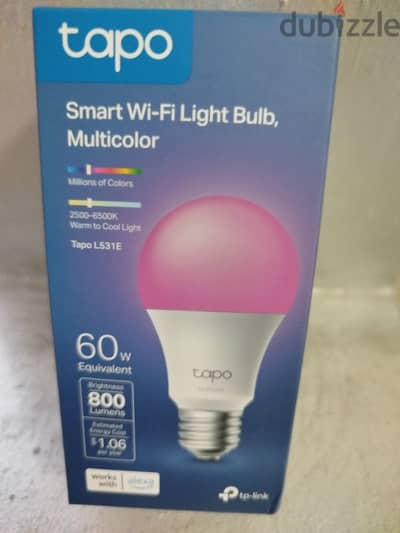 Tapo TP-Link Smart Light Bulbs, 16M Colors RGBW