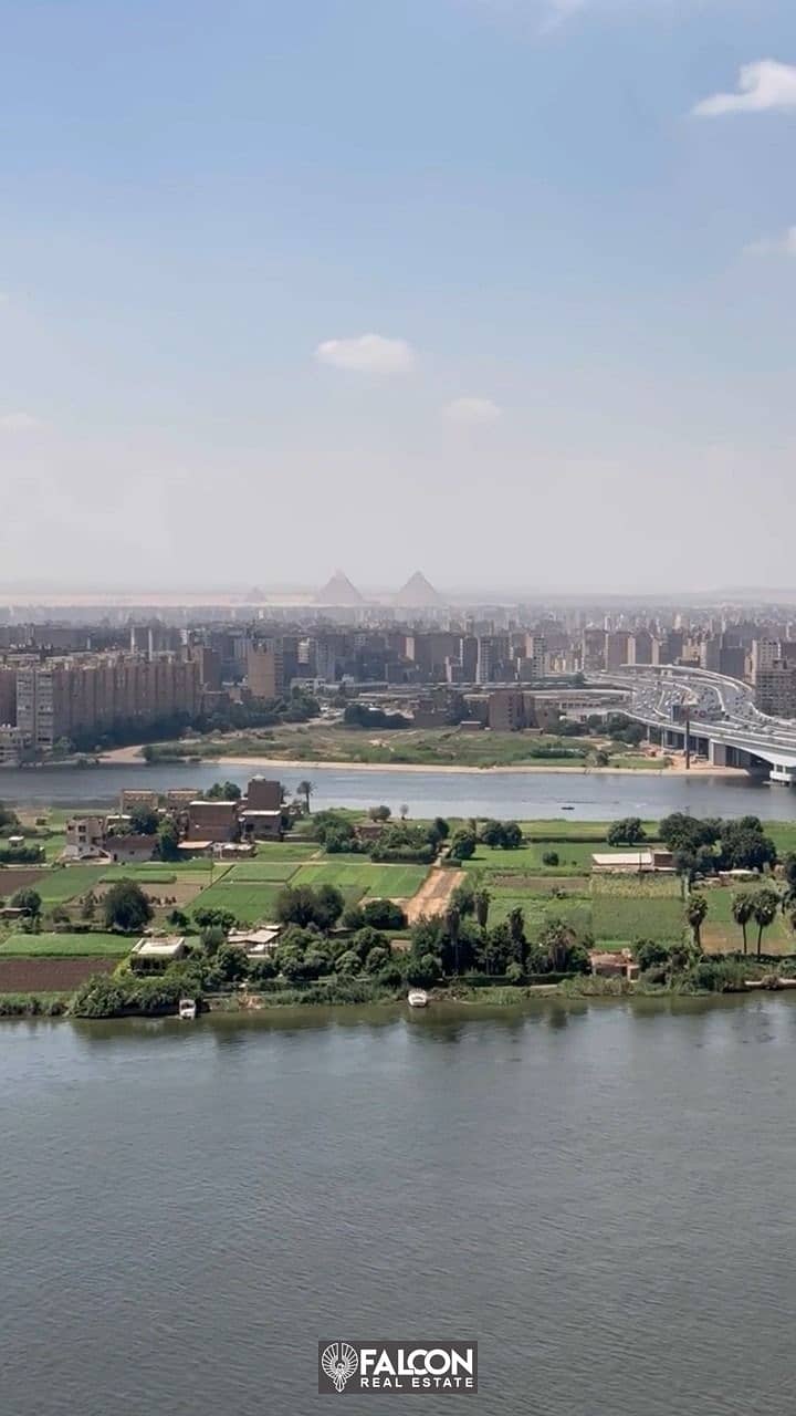 For sale, a hotel apartment overlooking the Nile, immediate delivery and hotel finishing in Hilton Towers (Service by Hilton) 5