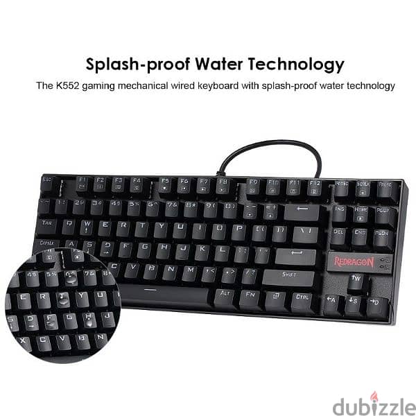 keyboard Redragon K552  كيبورد ريدراجون ميكانيكال Blue switch 6