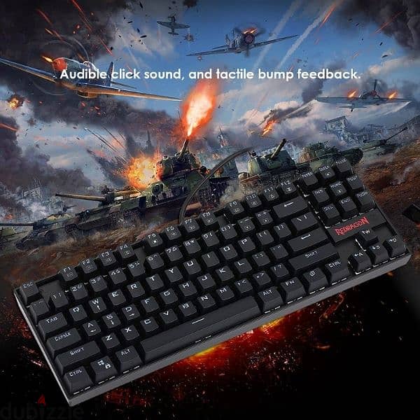 keyboard Redragon K552  كيبورد ريدراجون ميكانيكال Blue switch 7