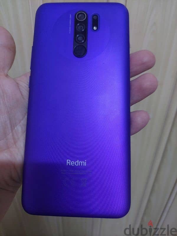 كسر الزيرو مع الشاحن الاصلي وعلبتة Redmi 9 بنفسجي 1