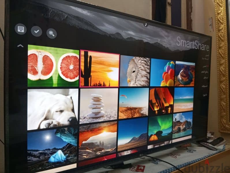 شاشة LG 55 بوصة سمارت 4K بريموت الماجيك كسر زيرو باللزقة الشركة 1