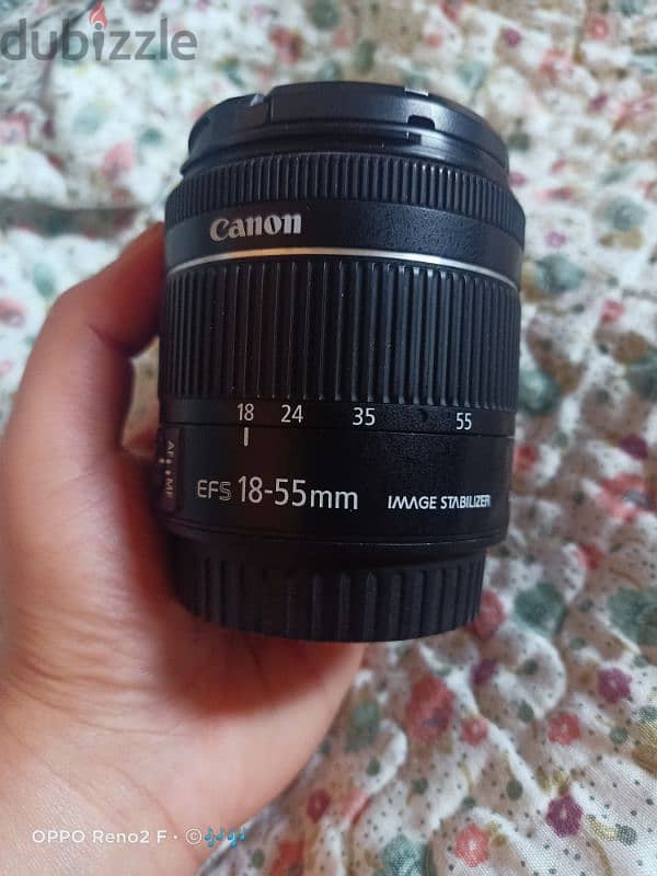 عدسه كانون   18 _ 55mm STM  شغاله مانوال و اتوماتيك 1