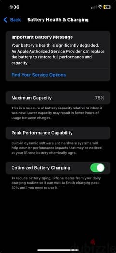 iphone 11 128G battery 75 with box 0