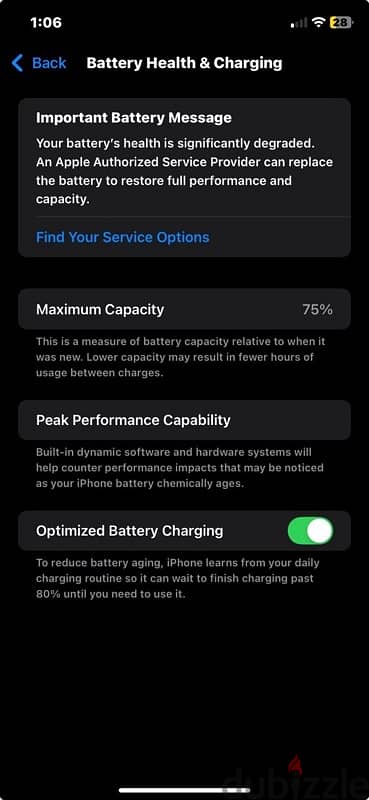 iphone 11 128G battery 75 with box 0