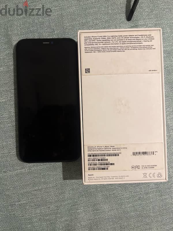 iphone 11 128G battery 75 with box 7