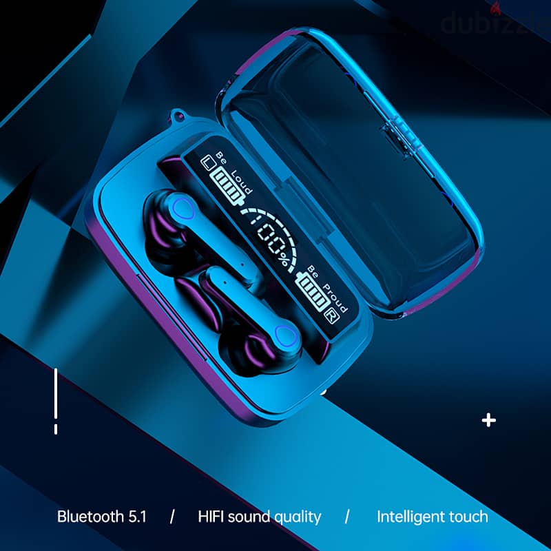 سماعة وباوربانك في نفس الوقت  Earbuds M19 4