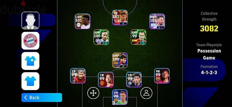 حساب بيس efootball pes 2025 2