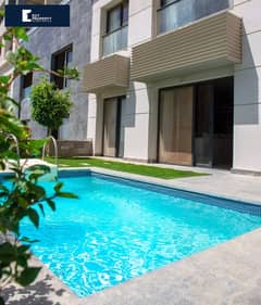 Duplex with  garden + pool in 10-years installments, in Trio Gardens Compound, in Fifth Settlement . 0