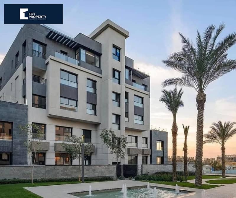 عاين دوبلكس بجاردن+Pool بالتقسيط 10 سنوات فى كمبوند تريو جاردنز - Trio gardens فى التجمع الخامس بسعر مميز 4