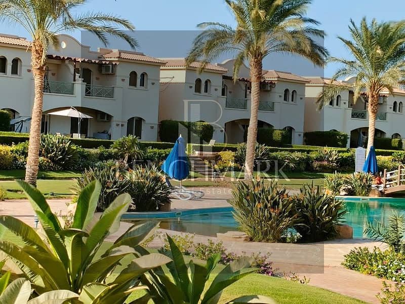 Villa 180m for sale in La Vista 6 Village Ain Sokhna full sea view cash or installments wall within wall with porto next to Topaz 9