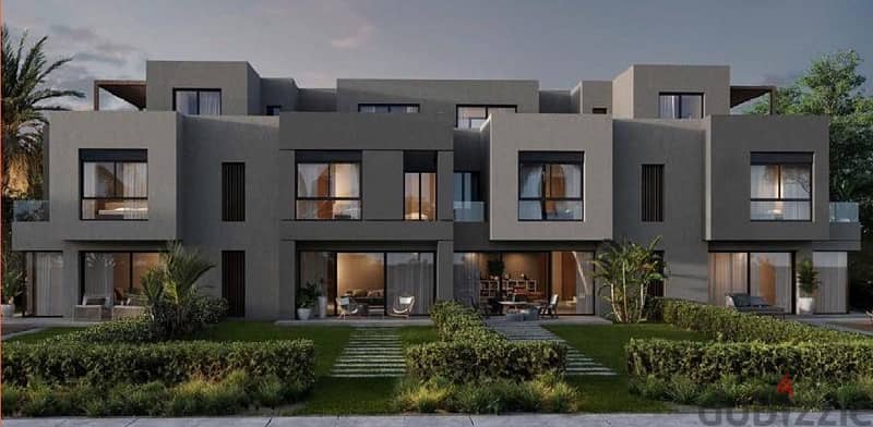 كورنر تاون هاوس للبيع هاب تاون مدينة المستقبل HAPTOWN mostakbal city 1