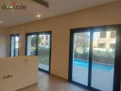 Duplex for sale at trio gardens new cairo | fully finished | private pool  | Ready to move | with garden | prime location