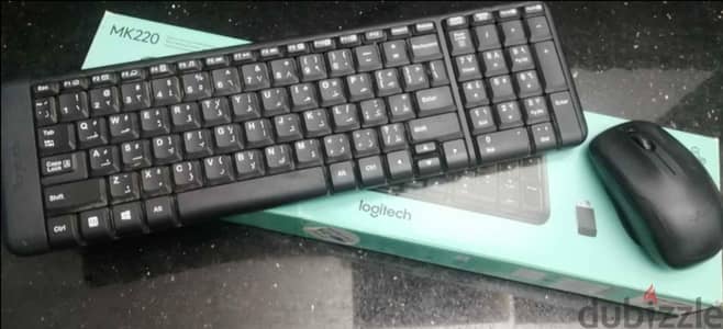 Logitech mk220 ماوس كيبورد لاسلكي