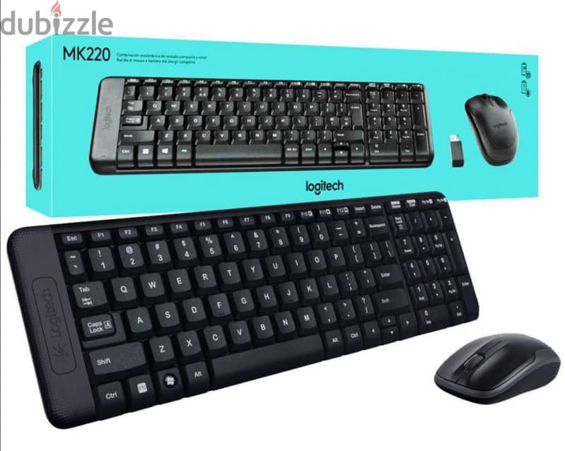 Logitech mk220 ماوس كيبورد لاسلكي 1