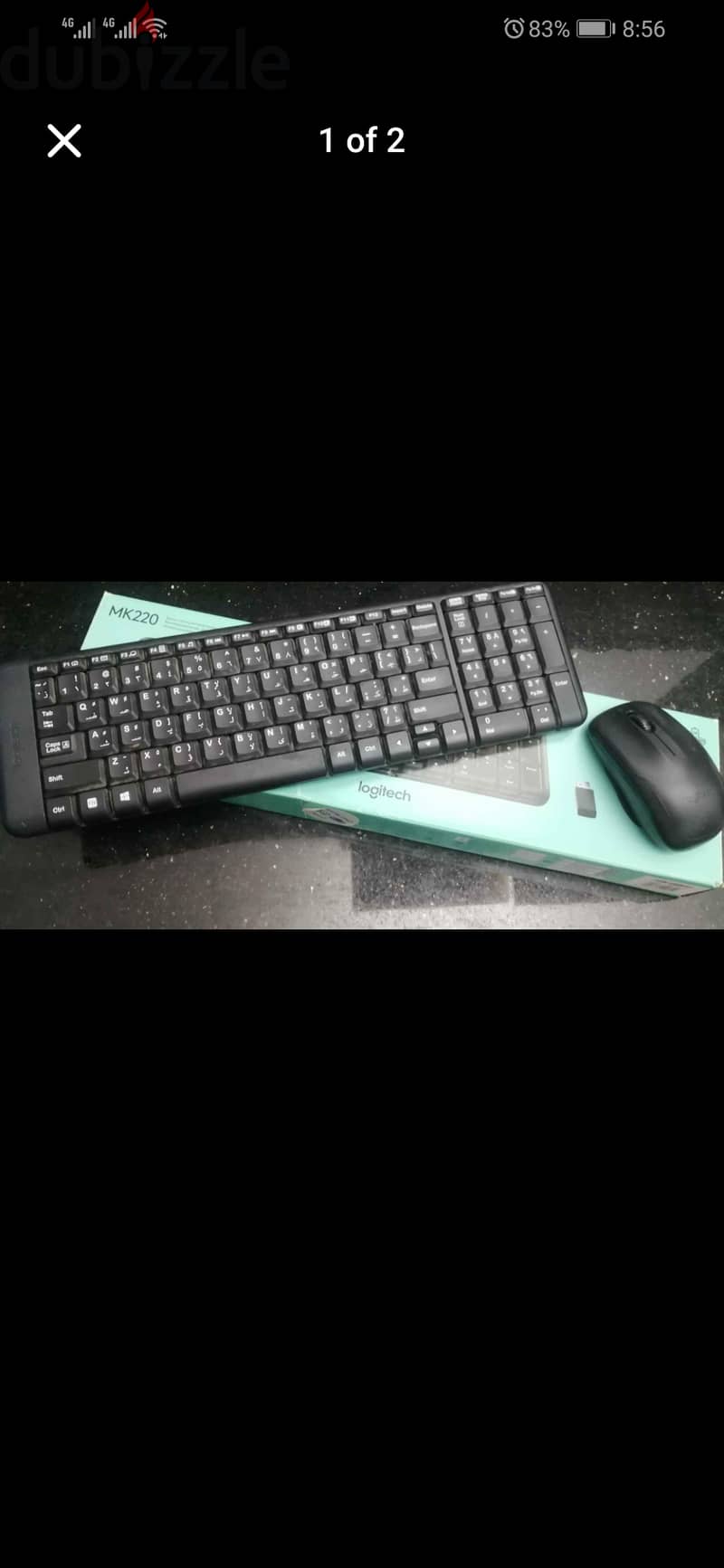 Logitech mk220 ماوس كيبورد لاسلكي 3