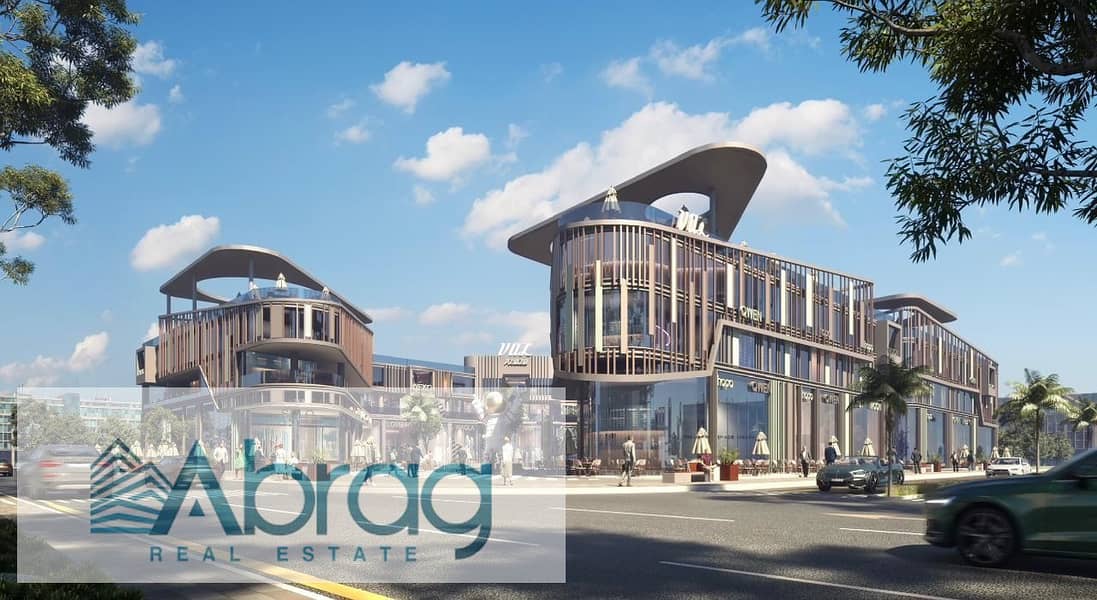 10% down payment opportunity, restaurant for sale + outdoor space, ground floor, installments on AL MEHWAR October, VAL MALL 3