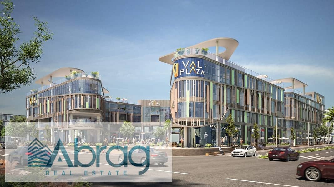 10% down payment opportunity, restaurant for sale + outdoor space, ground floor, installments on AL MEHWAR October, VAL MALL 9