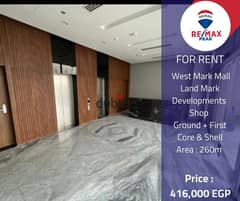 West Mark Mall  Shop   For Rent  260m 0