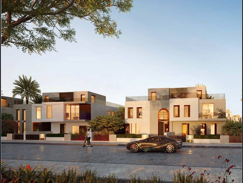 Live in SODIC in a villa with a private swimming pool, with installments over 7 years, in a prime location in Sheikh Zayed, next to ORA and EMMAR 5