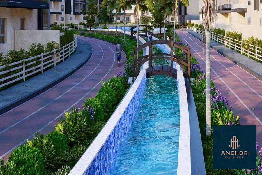 Apartment in Palm Capital installments up to 10 years in the First Fully serviced Compound in Shorouk with a Circular Lagoon and a Lake View 13