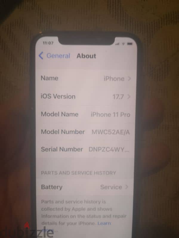 iphone 11 pro 64 gb معاة العلبة 3