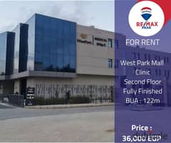 West Park Mall  Clinic  For Rent   122m 0