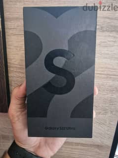 s22 ultra 256giga 12 ram color black like new 0