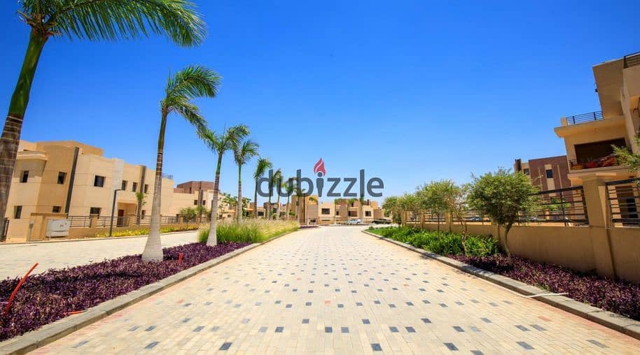 Immediate delivery: 240m villa + 240m garden in ALMA Compound, Sheikh Zayed, near Arkan Mall and opposite Americana Plaza. 2