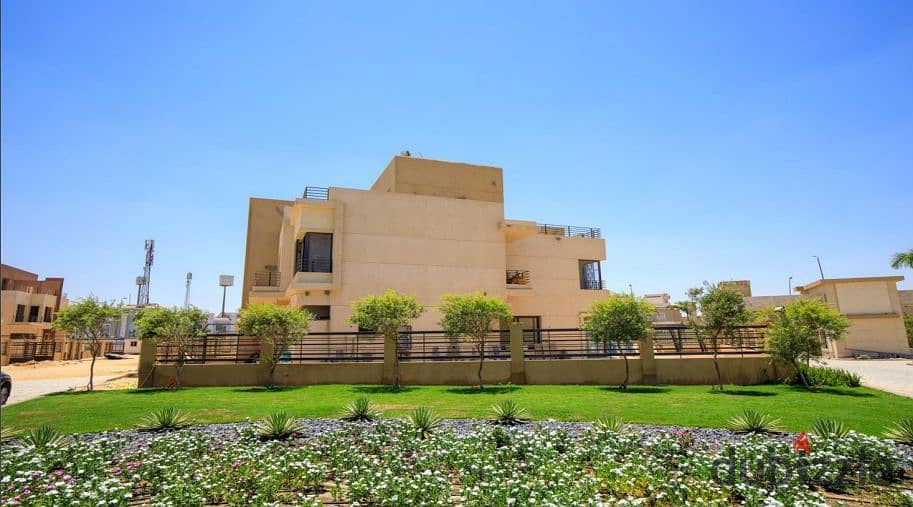 Immediate delivery: 240m villa + 240m garden in ALMA Compound, Sheikh Zayed, near Arkan Mall and opposite Americana Plaza. 6